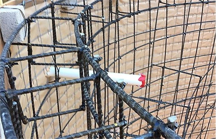 rebar and wire mesh